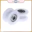 ĐIỆN 1 Chiếc Cơ Ròng Rọc Rãnh Bánh Xe 608zz Vòng Bi Kép Cán Ròng Rọc Bánh Xe Tròn Con Lăn 8 * 42 * 24mm.