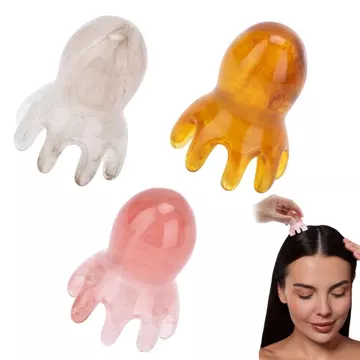 3 Chiếc Bạch Tuộc Đầu Massage Lược Giảm Căng Thẳng Massage Đầu Dụng Cụ Massage Bấm huyệt Hồng Máy Mát Xa Da Đầu Cho Đau Đầu Dụng Cụ Bấm huyệt Hướng Dẫn Sử Dụng