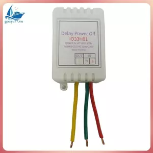 Bộ hẹn giờ 1-480Min Bộ điều khiển trễ ngắt kết nối có thể điều chỉnh AC 110V 220V Công tắc chuyển tiếp trễ bật nguồn Công tắc chuyển tiếp TẮT Đầu ra điện áp 7A