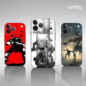 TP-1 Game T-Titanfall Ốp Lưng Điện Thoại IPhone 17 16 15 14 13 12 11 Pro Max Plus Mini Đen Mờ Vỏ Mềm Funda