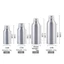 Bình nhôm EBINLANDS, Lon nhôm bạc có thể tái sử dụng 30ml-500ml, Trống có nắp vặn Chai du lịch có thể đổ lại Gel tắm