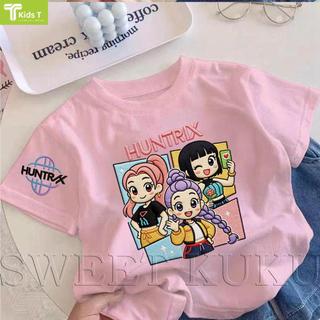 COD✅ (Hồ Chí Minh)Kids T Mall Áo phông tay ngắn In hình hoạt hình Áo Kiểu rộng và ấn tượng Trẻ em thời trang #VN653