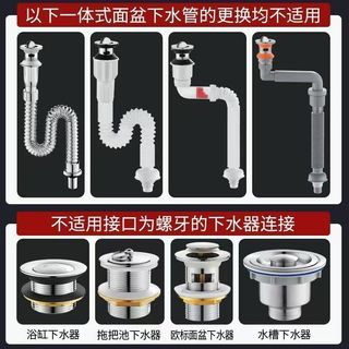 8 ️ ⃣ Ống thoát nước chậu rửa Nhà bếp Phòng tắm Thoát nước sàn Khử mùi Chống ăn mòn Ống nối dài bằng nhựa có thể thu vào Khử mùi 25.12.04