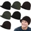 Mũ lưỡi trai dệt kim ấm áp COCODECOVED, Mũ beanie ngắn vành dày, Mũ beanie mềm mại thời trang Màu trơn Thêm mũ lót sang trọng mùa đông