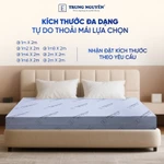 Nệm cao su non than hoạt tính kết hợp với Memory foam cao cấp, kháng khuẩn, chống nấm mốc, bảo vệ sức khỏe, đệm cao su — ảnh 7