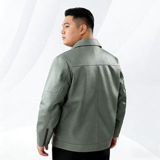 Oversize Áo Khoác Nam Da PU Ấm Áp, Phù Hợp Cả Công Sở và Ngoài Trời