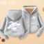 Kids My Melody Zip-Up Áo khoác có mũ trùm đầu dễ thương Áo khoác Cardigan mềm mại nhẹ phong cách Áo khoác ngoài cho bé gái