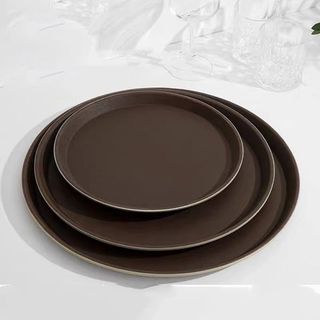 Khay phục vụ tròn chống trượt cao cấp đủ size 28cm, 36cm, 40cm