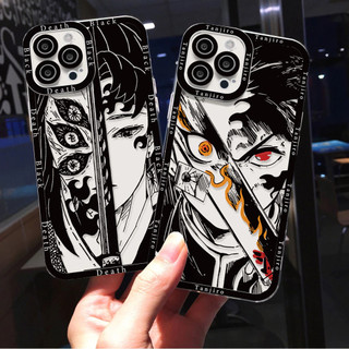 Anime Demon Slayer Kimetsu No Yaiba Infinity Castle Casing Cho OPPO A38 A18 A79 A98 A78 A60 Reno 10 5G 8 10 Pro Plus Realme C75 9 Pro 5G Ốp Điện Thoại Trong Suốt Họa Tiết TPU Mềm Silicone