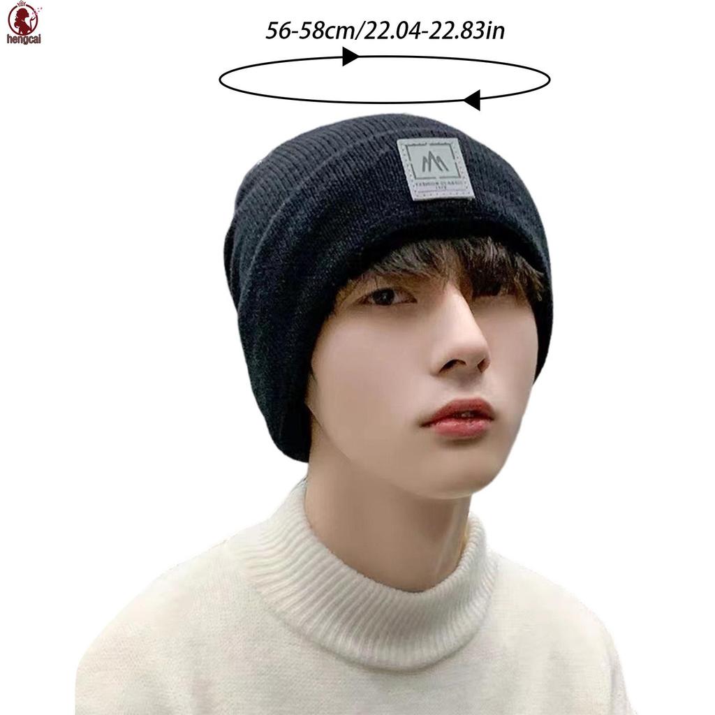 Mũ Beanie Dệt Kim Vintage Hip Hop Co Giãn, Thoải Mái Cho Mùa Đông