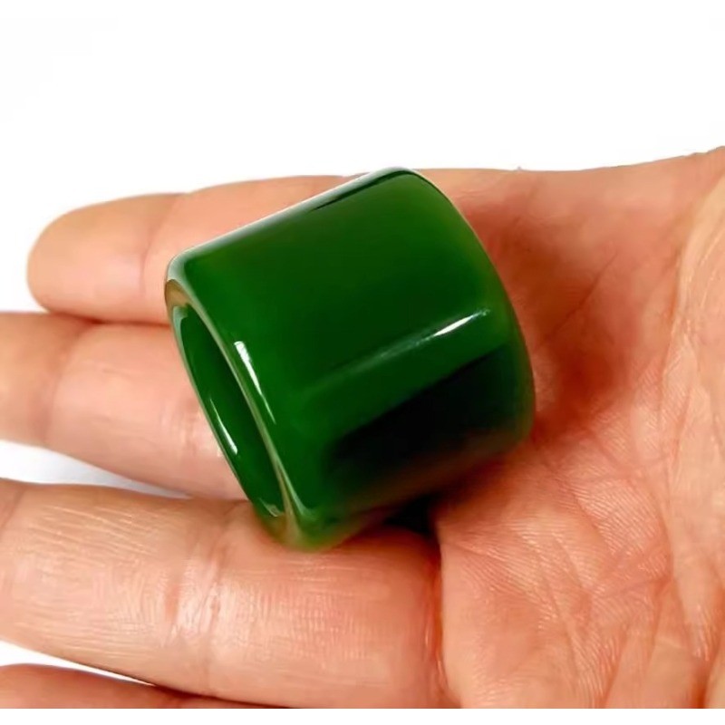 Nhẫn cờ lê jasper tự nhiên nguyên chất cho nam và nữ