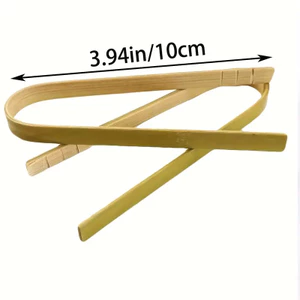 💦Tre Thực Phẩm Tông Fritters Pancakes Thịt Nướng Hấp Buns Tông Tre Picker Picker Tongs QXSL