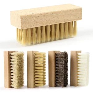 Bàn chải đánh giày lông heo, lông ngựa & lông nhựa PP phiên bản cho giày vải sneaker chính hãng-GIOVA
