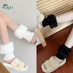 Springevenstar Thu Đông Ngắn Lật Sang Trọng Nhiệt Sos Boot Nữ Spice Girl Jk Gió Dệt Kim Len Legging Chân Bao Springevenstar
