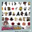 Set 100 Sticker Naruto, Anime Manga Truyện Tranh Chống Nước Dán Laptop Vali Mũ Bảo Hiểm Sổ Tay