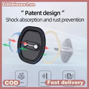 Littleloves1 4 Chiếc Cửa Ô Tô Tắt Tiếng Giảm Chấn Đệm Cửa Silicon Lo Bule Cửa Ô Tô Chống Va Chạm Vỏ Bảo Vệ VN