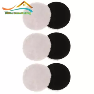 Sử dụng tại nhà và ô tô 6 miếng đánh bóng len 125mm để bảo trì hiệu quả