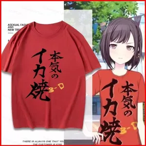 YB1 Project Sekai Nhiều Màu Sắc Sân Khấu Hatsune Miku Áo Thun Mùa Hè Anime Tay Ngắn Top BY1