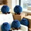 AqToCna Mô Phỏng Dễ Thương Blueberry Sang Trọng Búp Bê Móc Khóa Vô Tội Mặt Túi Quyến Rũ Đồ Chơi Nhồi Bông Cho Trẻ Em Nữ Xe Bapa Trang Trí AqToCna