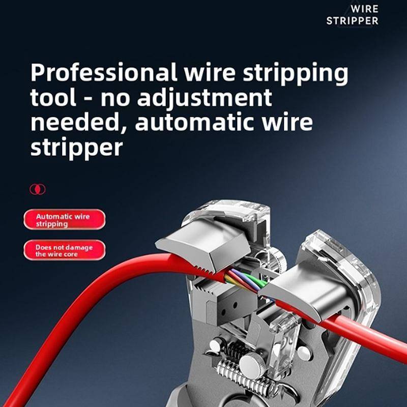 < WHPHous-t > Kìm thoát y dây đa chức năng với tự động 3 trong 1 Tự điều chỉnh 10-24 AWG Uốn để sửa chữa điện tại nhà DIY Đẹp