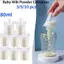 < Honeyba > Hộp đựng bột sữa cho bé 6PPC 80ML Hộp bảo quản thực phẩm di động cho bé Hộp đựng công thức cho bé Hộp bột công thức được bảo hiểm sẵn Đẹp