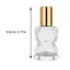 < Honeyba > 8ML Con Lăn Thủy Tinh Gấu Nhỏ Chai Nước Hoa Du Lịch Con Lăn Có Thể Đổ Lại Lọ Mỹ Phẩm Hộp Đựng Đẹp