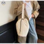 Phong cách Nhật Bản Phong cách Muji / Túi xô Nylon miệng đàn hồi dung tích lớn / Ba lô thể dục Yoga màu trơn / Thời trang đi lại / Túi đeo vai đa chức năng