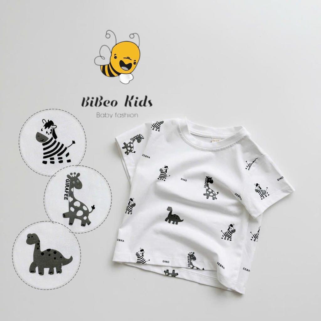 Bộ quần áo COTTON IN TRẦN ZEBRA CHO BÉ TRAI, Bộ quần áo đi học đi chơi cho bé
