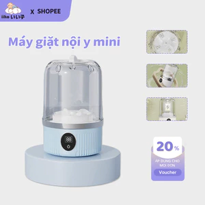 iiko Máy Giặt Mini Không Dây – Giặt Đồ Lót & Tất, Pin Sạc USB, Dễ Dọn & Vệ Sinh