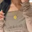 JRP Ruyi Mặt Dây Chuyền Xoay Nelace Vintage Good Fortune Dây Xích Dài Có Thể Điều Chỉnh Nữ Nelace Làm Quà Tặng Và Sử Dụng Hàng Ngày JRP