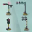 JRP Mô Phỏng Dấu Hiệu Đường Bộ Mini Tín Hiệu Giao Thông Đèn Mô Hình Đồ Chơi Có Đèn LED Cho Trẻ Em Bộ Giao Thông Giáo Dục JRP