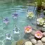 PNPIA- Bông Tai Hoa 3D Boho Cho Nữ Nhẹ Nhiều Màu Sắc Nhựa Thả Hoa Tòn Ten Cho Mùa Hè Đi Biển Đảng Và Quà Tặng