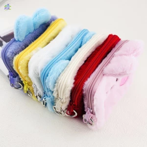 Ví đựng tiền xu sang trọng BT21s - Túi chìa khóa hoạt hình Túi đựng tai nghe trái tim Túi đựng mỹ phẩm