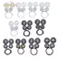 PNPIA- 1 Cặp Giày Sneaker Giày Co Giãn Không Buộc Dây Giày Co Giãn Lo Lười Dây Qui Dây Giày Dây Giày