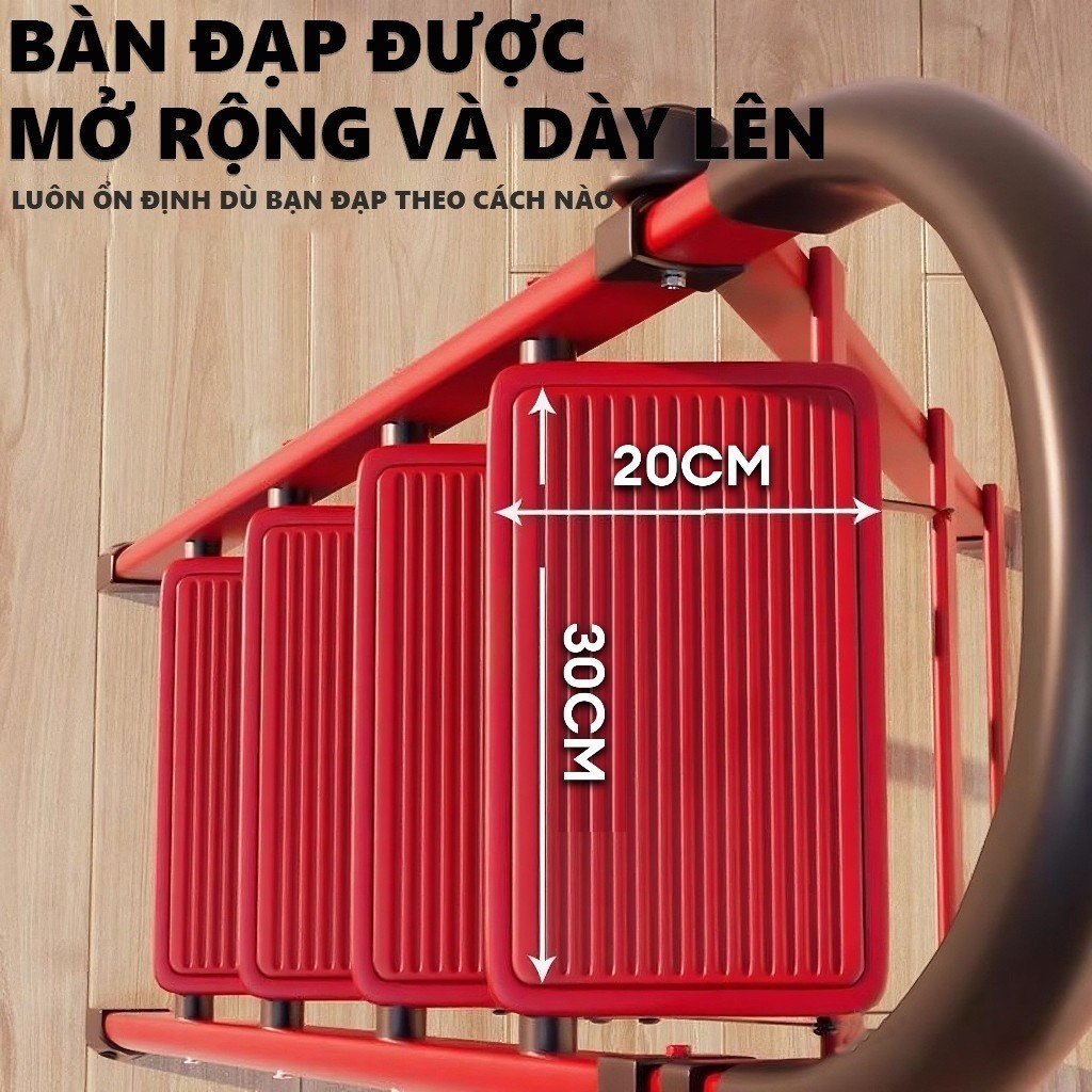 Thang Chữ A Thang Gấp Gọn  Thép Chịu Lực 3-8 Bậc Chống ẩm và chống gỉ Tải Trọng 500kg