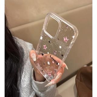 Sao nhỏ pha mực phù hợp với iPhone 17 Pro, vỏ mềm 16 Plus, vỏ 15 độ trong suốt cao, vỏ