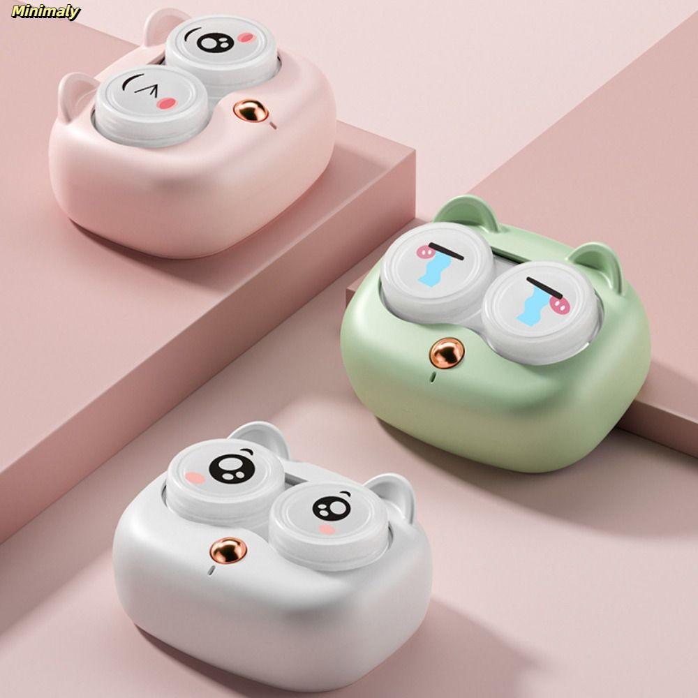 [Vận chuyển nhanh] Máy làm sạch Protein MINIMALY, Máy làm sạch ống kính tiếp xúc có thể sạc lại bằng tia cực tím, có hộp có thể tháo rời Ống kính tiếp xúc siêu âm hoàn toàn tự động