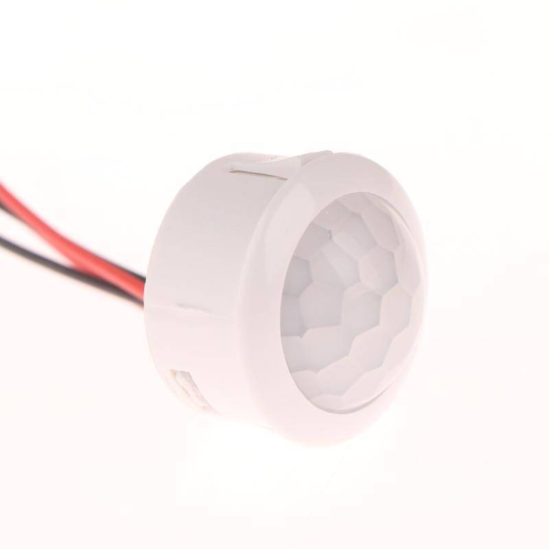 QIUWU Công tắc cảm biến chuyển động hồng ngoại PIR DC 12V/24V tự động, đèn ngủ LED nhạy cảm