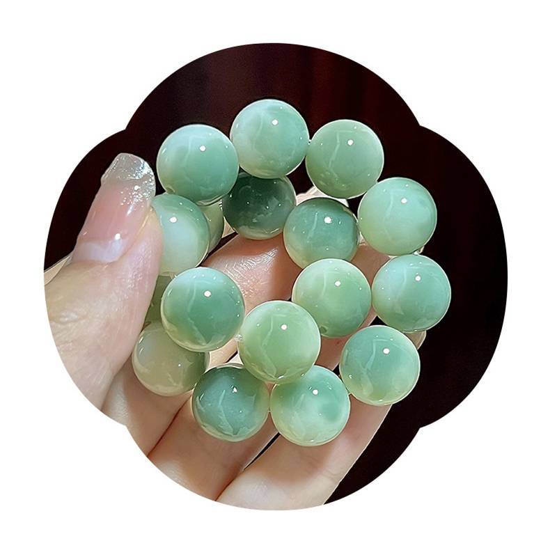 [KvJJL-t] Vòng tay gốc Bồ đề tự nhiên với hạt tròn Hạt Phật Hồi tưởng Vòng tay mới
