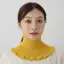 Giữ ấm và lạnh ngoài trời cho nữ Cổ áo giả dệt kim ấm áp Thiên Rùa Khăn quàng cổ giả có thể tháo rời Ne Khăn quàng cổ mới