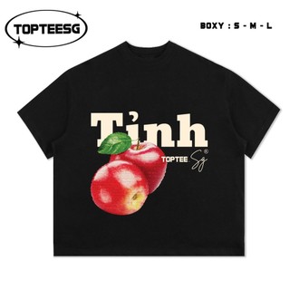 Áo thun form Boxy unisex nam nữ tay ngắn cổ tròn cotton dày dặn 250gsm