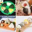 < YEI > Máy làm bóng gạo 6 phần mới nhất Báo chí chống gỉ DIY Nhựa hình tam giác Sushi cơm khuôn Dụng cụ nhà bếp Hộp cơm trưa Mới