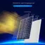 {BUDDI} Bảng sạc năng lượng mặt trời dung lượng cao với 4 cổng USB Sạc nhanh Cuộc phiêu lưu ngoài trời cần thiết {buddingenergy}