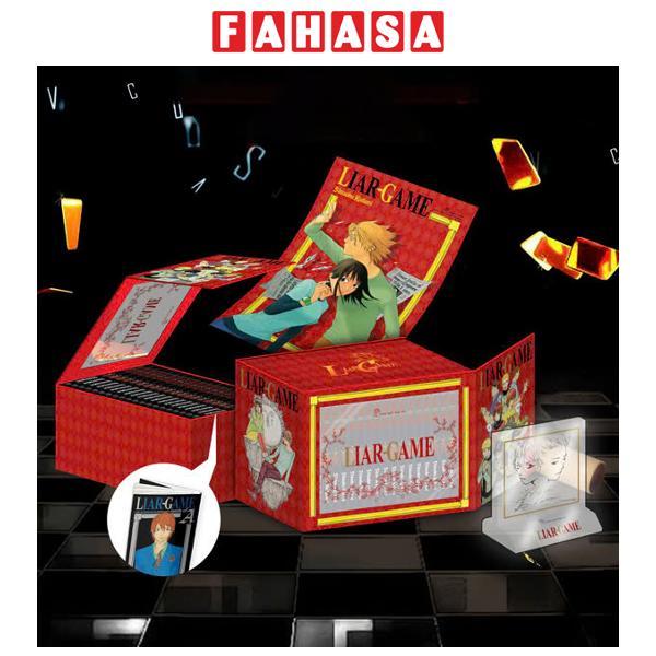 Sách - Boxset Manga - Liar Game: Tập 1 - 19 + Ngoại Truyện (Bộ 20 Tập) - Tặng Kèm Quà