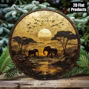 HELLOYOUNG 3D Voi Treo Tường Nghệ Thuật Trang Trí Hiện Đại Tối Giản Vintage Thủ Công Trong Nhà Ngoài Trời Nhà Quà Tặng