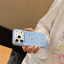 Ốp lưng cứng trong suốt phong cách Hàn Quốc cho iPhone 15 15Pro 15ProMax 16 16Pro 16ProMax 17 17Pro 17ProMax Ốp họa tiết sọc đầy màu sắc