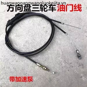 Thích hợp cho Futian Wanhuzong Shenfu Road Ba bánh Vô lăng Kèm theo hoàn toàn Dòng bướm ga Bước chân Dây kéo ga đôi