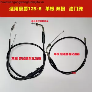 Thích hợp cho Haojue Phụ kiện xe máy Hoàng tử HJ125-8 Cáp ga đôi Cáp ga Tăng tốc Bơm kéo cáp kéo cáp