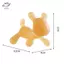 HFTOY 1 Cái Trẻ Sơ Sinh Hình Thỏ Silicon Miếng Dán Chăm Sóc Cho Bé Điều Dưỡng Mọc Răng Đồ Chơi Cho Bé Miếng Dán Răng Dụng Cụ Giảm Đau Cho Bé ~