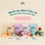 Bánh gạo lứt ăn dặm hữu cơ Little Blossom Vị Khoai Lang Tím 40g cho bé 9 tháng+